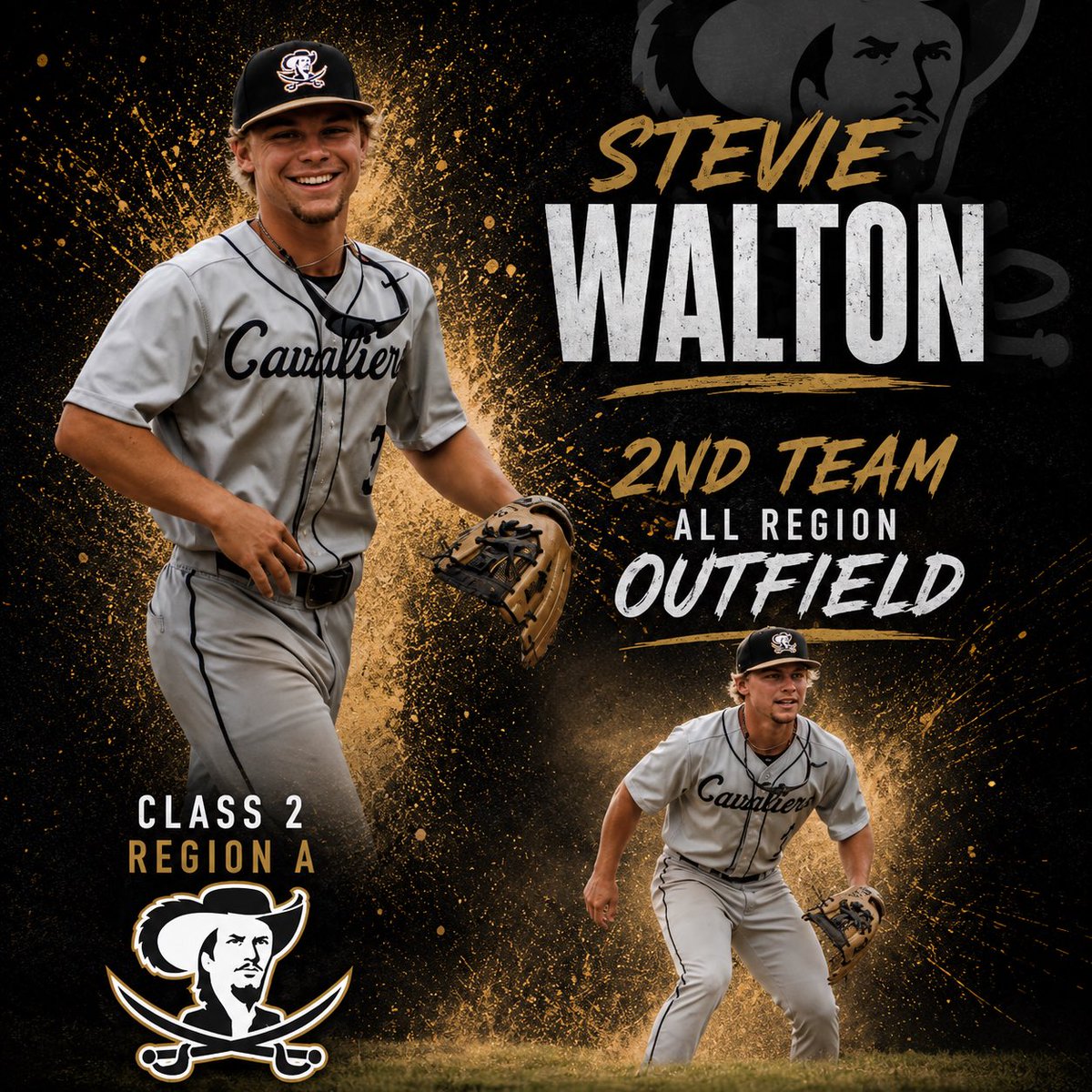kwcavsbaseball's tweet photo. Congrats to our guys who are represented on the Class 2 Region A All-Region teams!⚾️

Class 2 Region A Player of the Year: @henrykite2026 

1st Team: 
P: @henrykite2026 
DH: Kolton Jimmo 

2nd Team: 
2nd Base: @henrykite2026 
OF: @StevieWalton8 
1st Base: @DallasThom77374 https://t.co/zcnVBsPeAZ