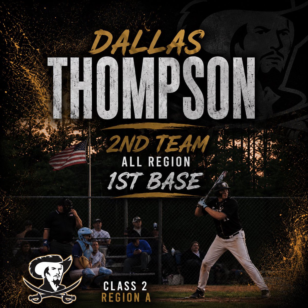 kwcavsbaseball's tweet photo. Congrats to our guys who are represented on the Class 2 Region A All-Region teams!⚾️

Class 2 Region A Player of the Year: @henrykite2026 

1st Team: 
P: @henrykite2026 
DH: Kolton Jimmo 

2nd Team: 
2nd Base: @henrykite2026 
OF: @StevieWalton8 
1st Base: @DallasThom77374 https://t.co/zcnVBsPeAZ