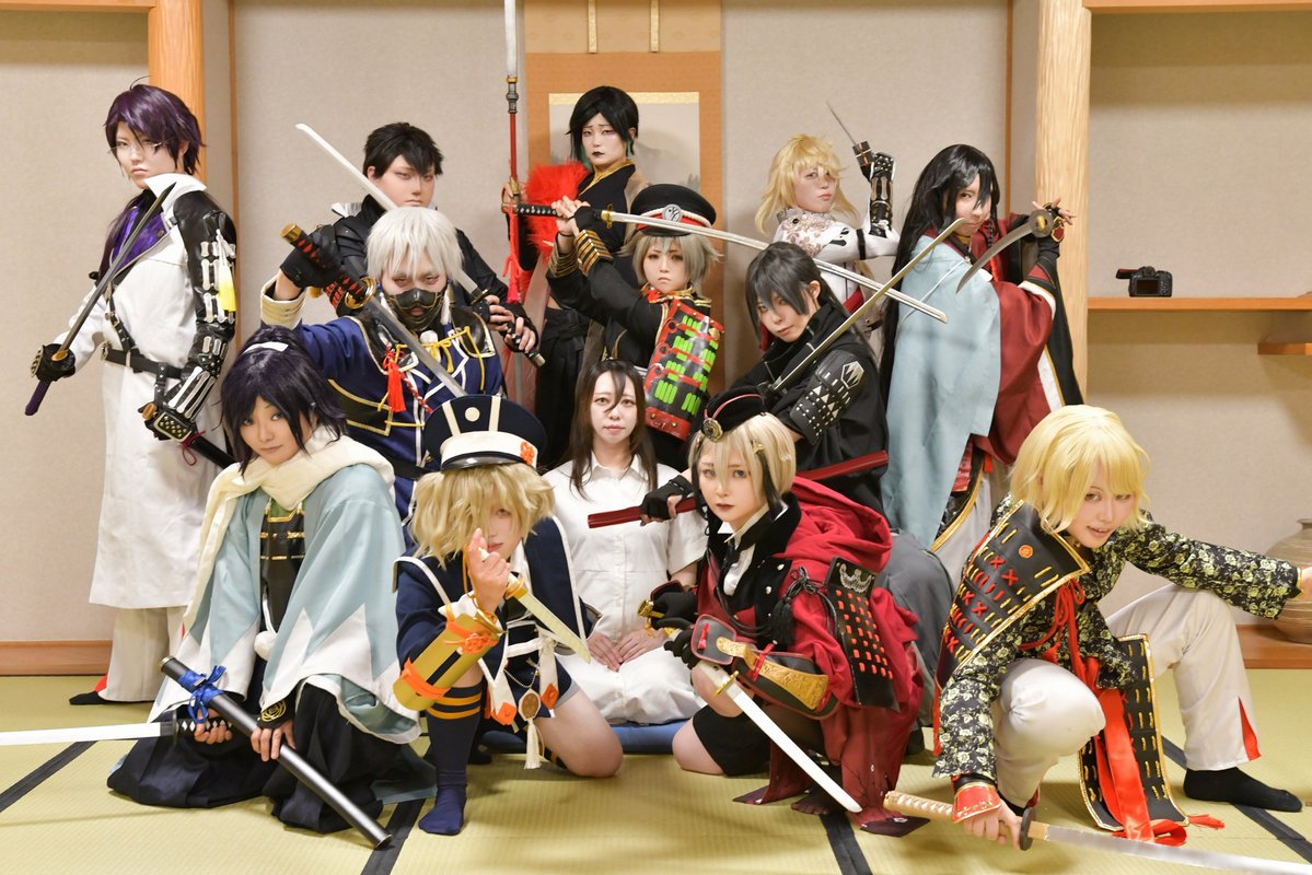 Ouhi_sera's tweet photo. ⚠コスプレ 
⚠創作審神者

血気盛んなうちの子達に勝てるとでも？

📸:亜麻森ちゃん(@ivy578a3d) https://t.co/qQ94F4UNsy