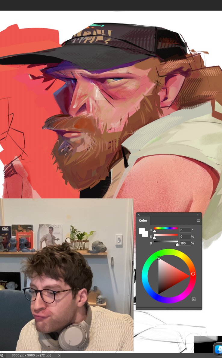 bennyeblen's tweet photo. Live in 1 1/2 hours, stylized art study and chattin', catch you in there! https://t.co/oBGebSlJtL https://t.co/lYWtnl9y9O