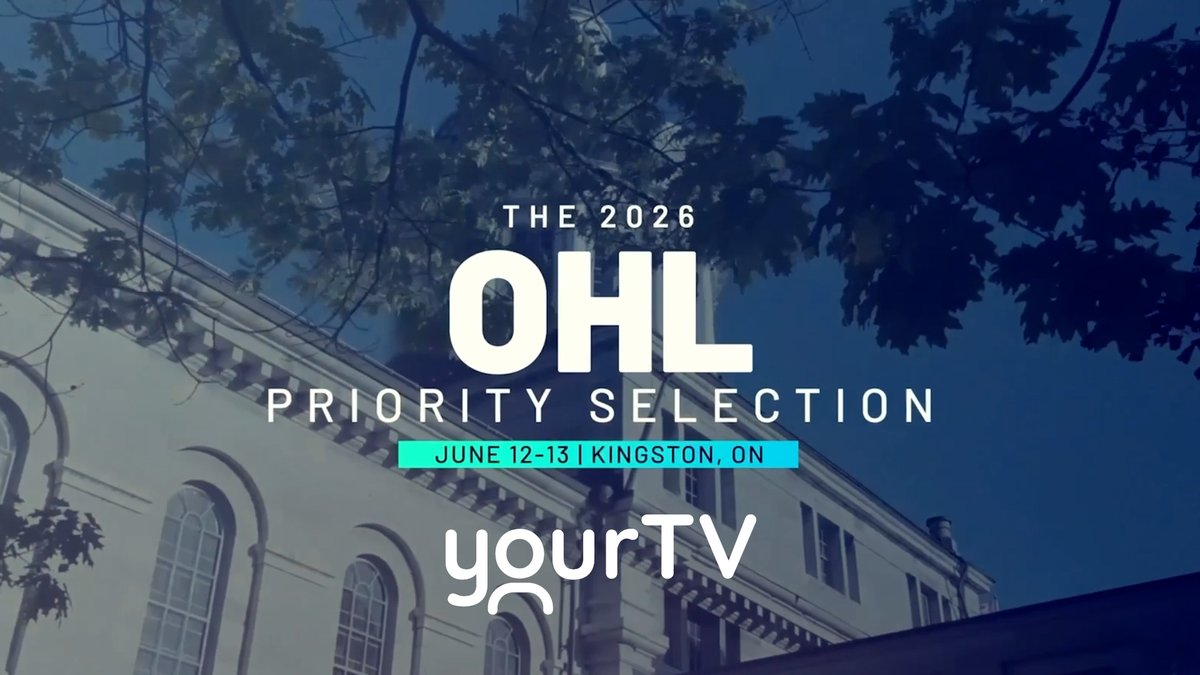 yourtvniagara's tweet photo. McDavid. Stamkos. Tavares. ⚡️ Every hockey legend has a starting line.
Who will be the next face of greatness? Find out when the future takes centre stage at the 2026 #OHLDraft live from Kingston! 🏒🏆
🗓️ June 12 &amp; 13
📺 Watch LIVE on @YourTV (Check local listings)

#OHL https://t.co/9v8K18OutO