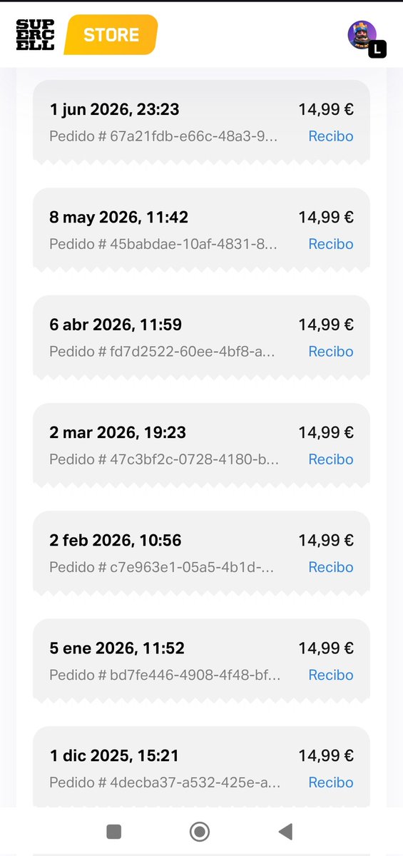 MATARREYES___'s tweet photo. I've bought Pass Royale season after season, and lately the only reason I was still playing was because I had already paid for it. @supercell https://t.co/zEH6MAx1cz