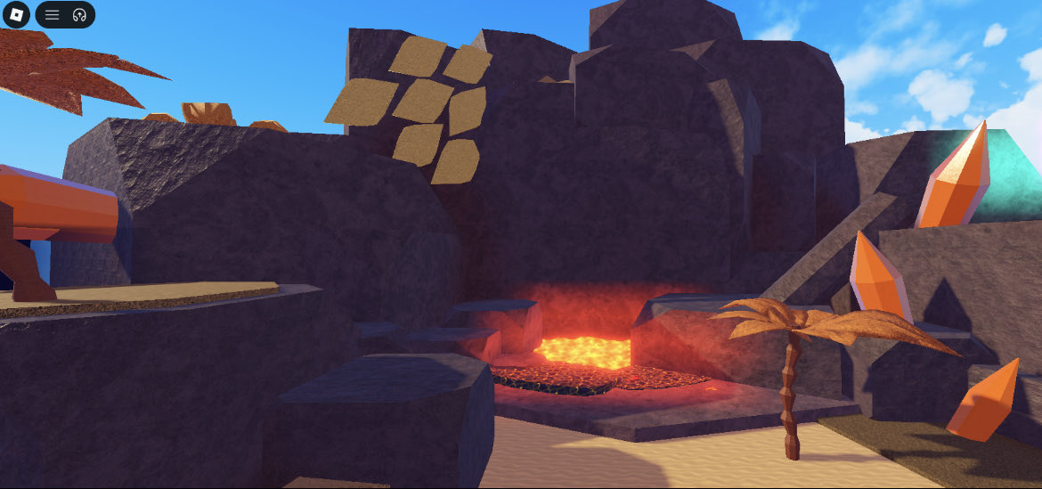zaybaeRBLX's tweet photo. Volcanic-themed map. ๐
#ROBLOX
#Robloxdev #RobloxStudio https://t.co/j04EwM9YH1