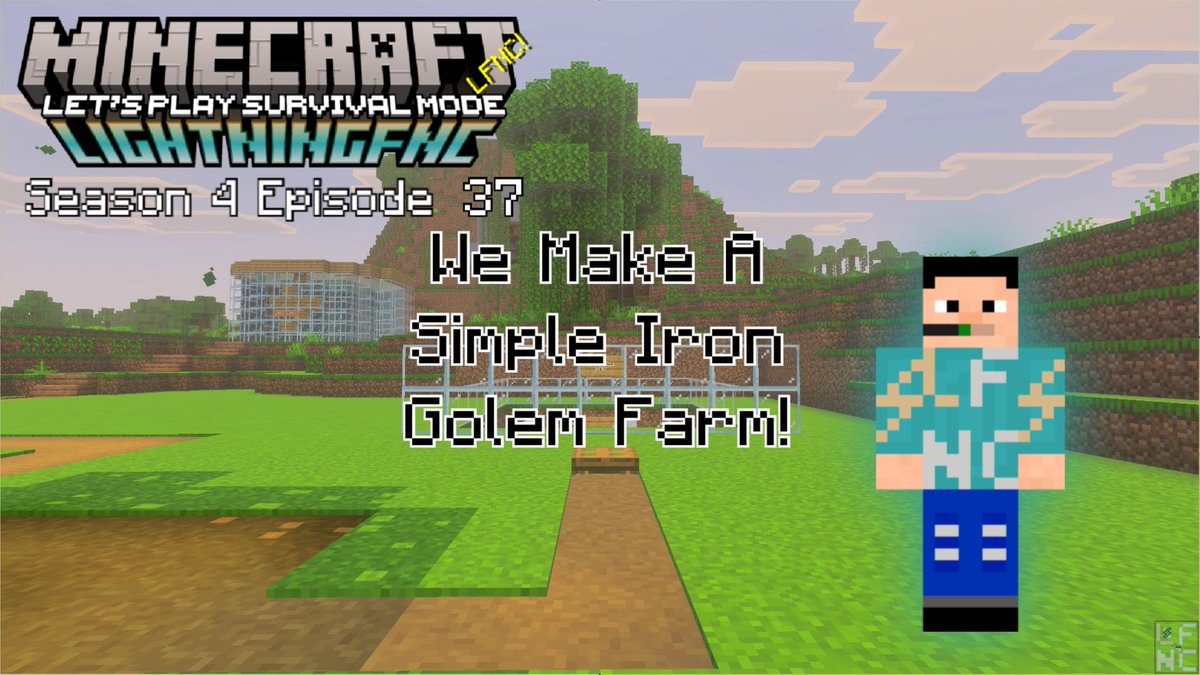 lightningfnc's tweet photo. Short Video Of My (Simple Iron Golem Farm!) On Minecraft Let's Play World S4 and E27 https://t.co/m9ZS8rd0cU https://t.co/JZY2C9Ss4I
