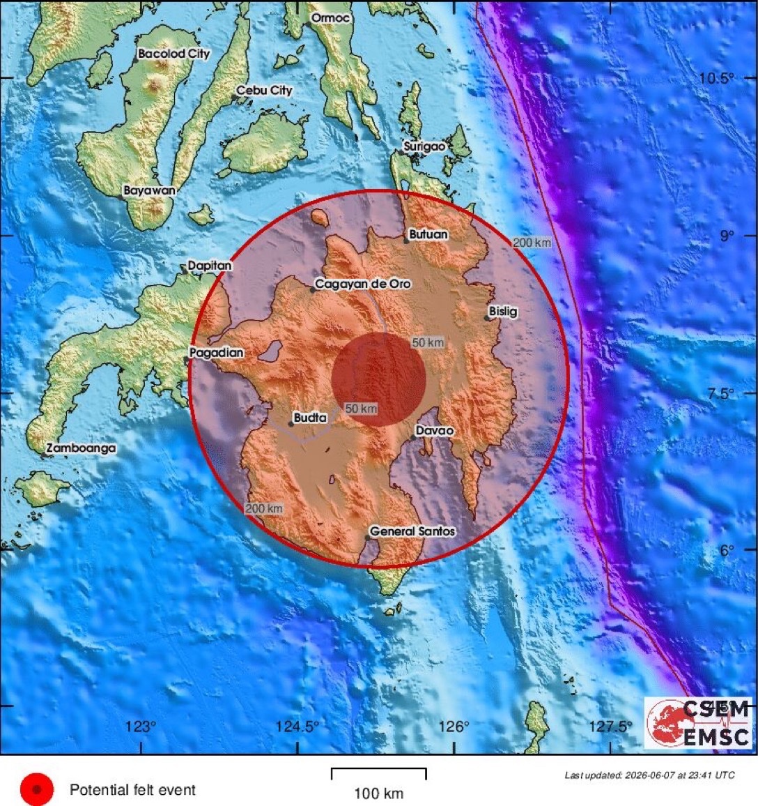 CerfiaFR's tweet photo. 🚨🇵🇭 ALERTE INFO | Un séisme de magnitude 8.2 à 9 vient de FRAPPER les Philippines. Une alerte au tsunami a été émise. https://t.co/tm1opTnt7z