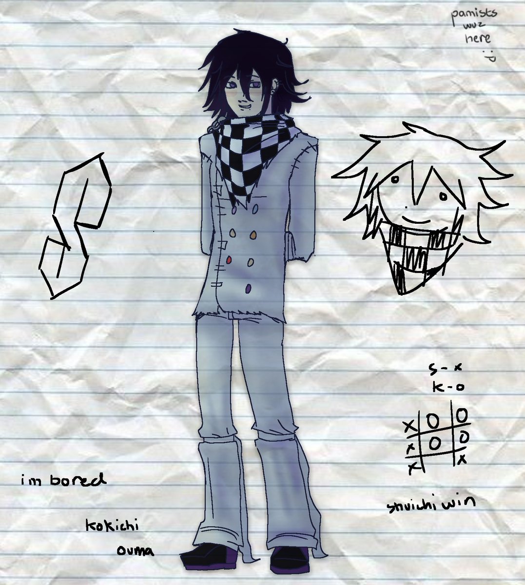 pamists's tweet photo. just a stupid experiment idea i had, it is dumb. hi kokichi https://t.co/FzwNG0mKGT