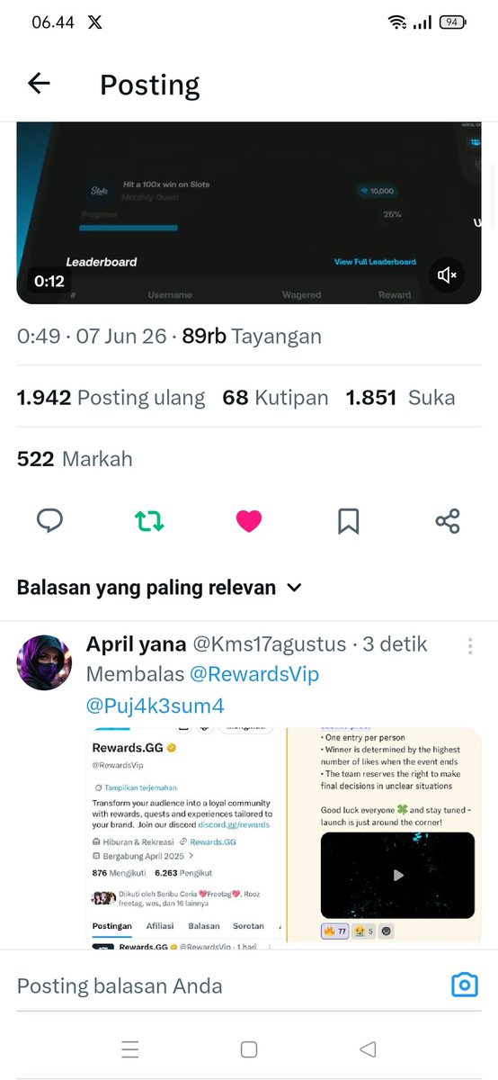 April yana tweet media