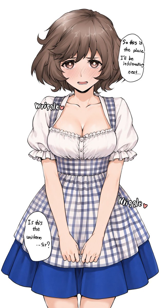 maidsky_elf's tweet photo. すごく胸元がスースーするであります・・・ https://t.co/Yjh6LAqaCP