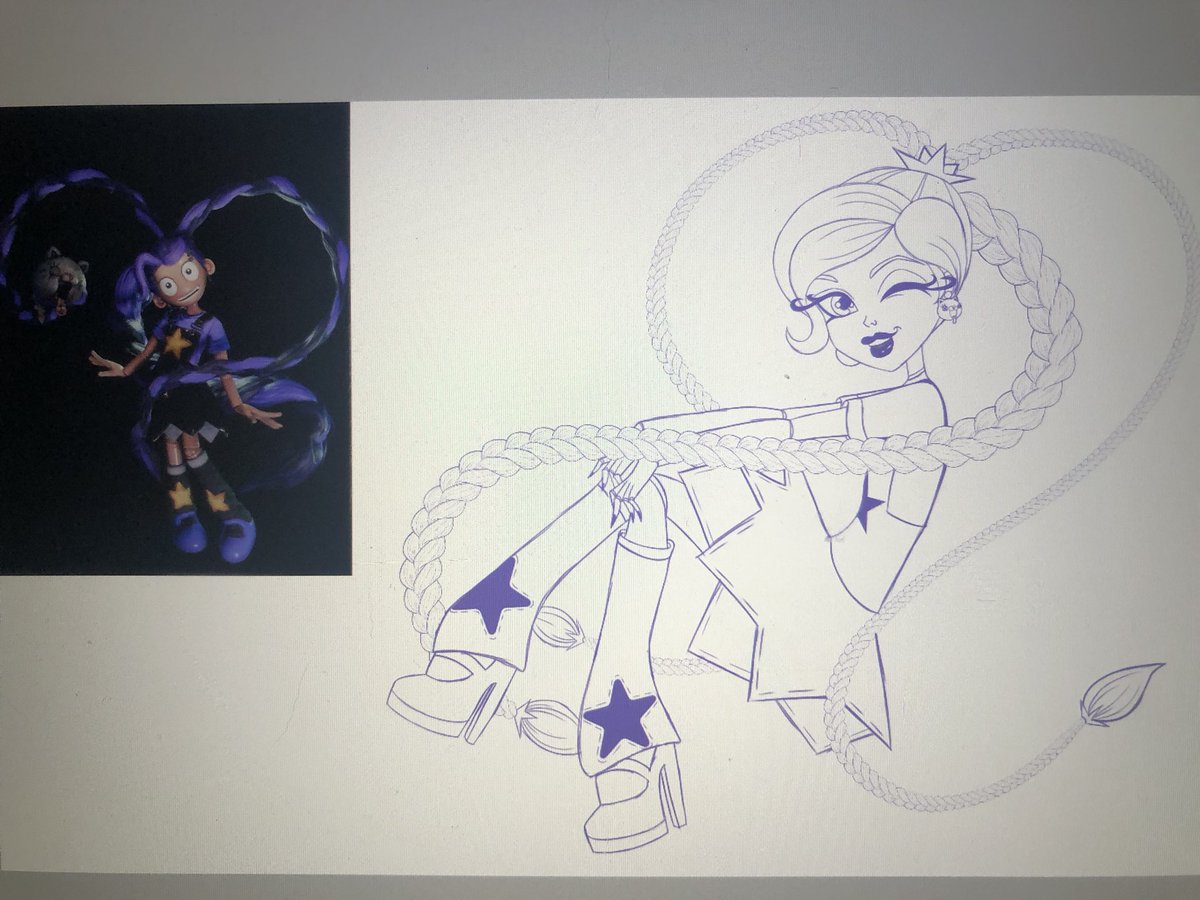 Circus_Ballet's tweet photo. 🩰So I'm doing some Poppy Playtime Monster High art and I need thoughts! For Lily Lovrbraids, should she have a nose or stay closer to her character in the game and have no nose??? https://t.co/cWTsi25ypl