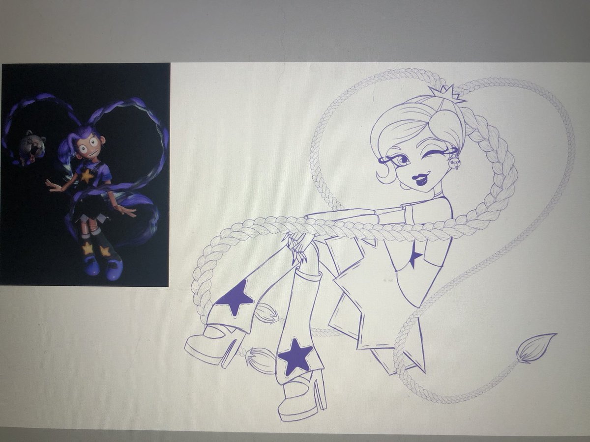 Circus_Ballet's tweet photo. 🩰So I'm doing some Poppy Playtime Monster High art and I need thoughts! For Lily Lovrbraids, should she have a nose or stay closer to her character in the game and have no nose??? https://t.co/cWTsi25ypl