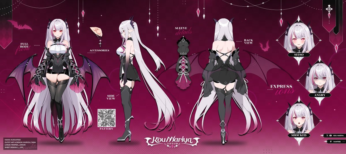 koumariya's tweet photo. KOHU! Eternal vampire &amp; eternally yours, Mariya! 🩷

❤️ Information &amp; Reference Sheet
🩸 Affiliation: INDEPENDENT!!~🎉
🩸 Fan Name: KouHai
🩸 Fan Mark: 💒
🩸 General: #vampidol (formerly #V4MPIRE)
🩸 Fan Art: #mariyart
🩸 18+: #mariyabai
🩸 Fanmerch: OK🙆‍♀️
🩸 Links ⤵️ https://t.co/nlRkIq6SoA