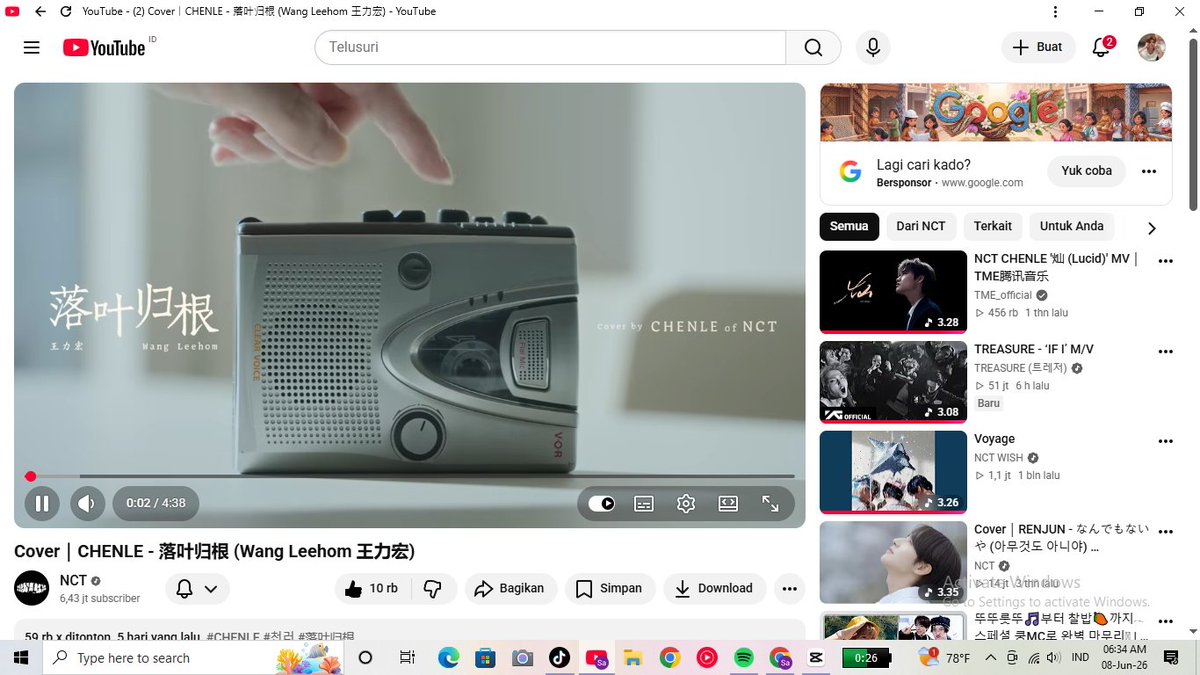 1000khlemyo's tweet photo. Cover｜CHENLE - 落叶归根 (Wang Leehom 王力宏) STREAMING PARTY

 https://t.co/u0wUatZe6n 

CHENLE COVER OUT NOW 
#CHENLE_CoverRelease
#CHENLE #천러 #钟辰乐 #落叶归根 https://t.co/e4KPnBaBZA