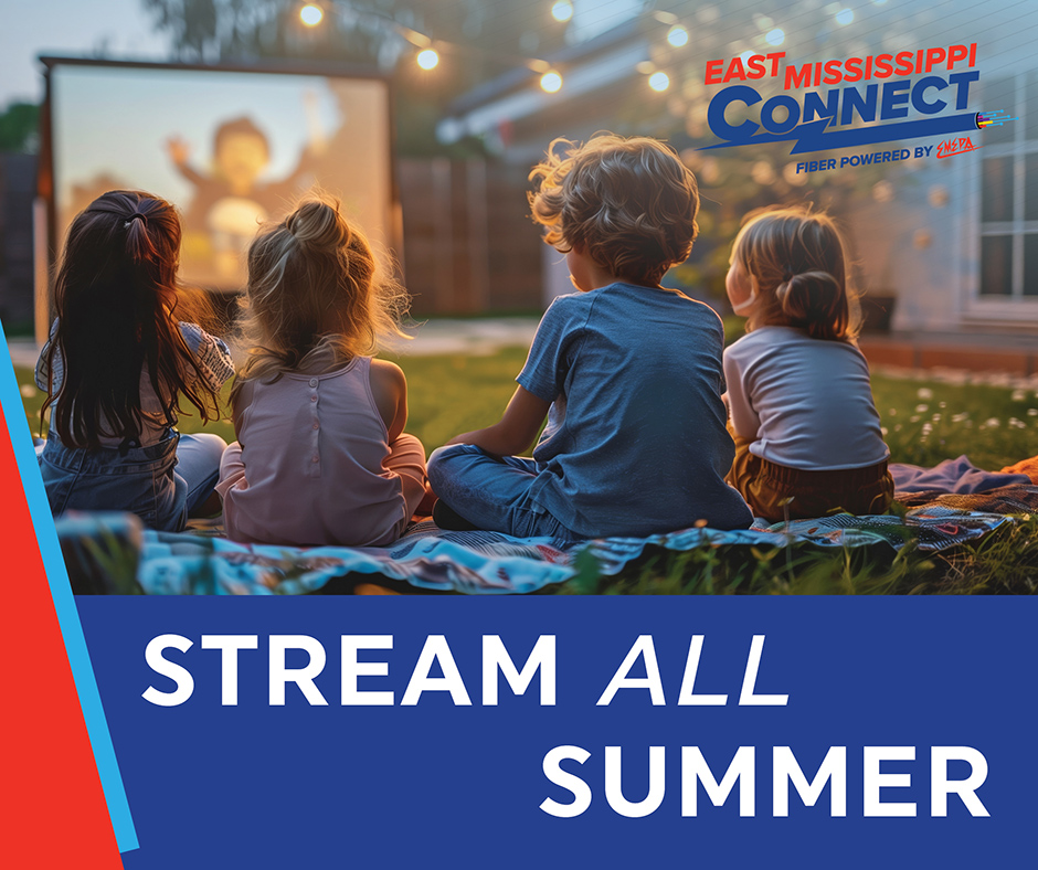 EastMSConnect's tweet photo. From movie nights to binge-worthy shows, summer streaming is better with fast, reliable fiber. https://t.co/743qqaqYhI https://t.co/8vJ8Gf9u9K