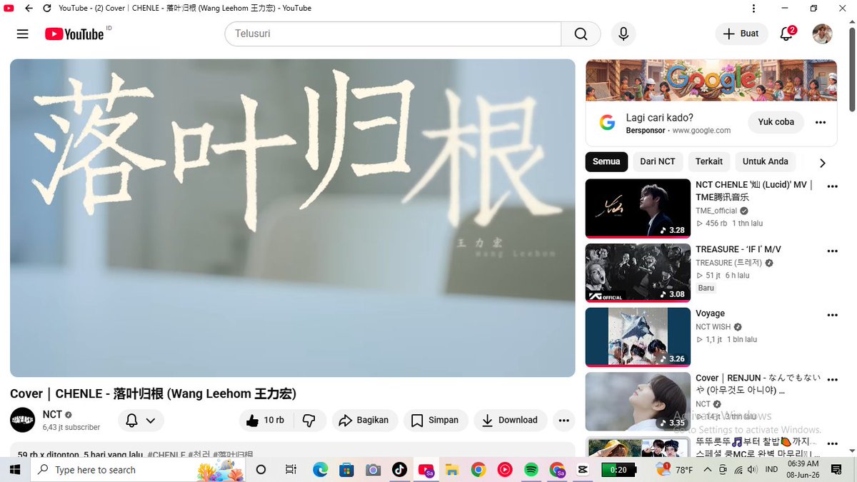 1000khlemyo's tweet photo. Cover｜CHENLE - 落叶归根 (Wang Leehom 王力宏) STREAMING PARTY

 https://t.co/u0wUatZe6n 

CHENLE COVER OUT NOW 
#CHENLE_CoverRelease
#CHENLE #천러 #钟辰乐 #落叶归根 https://t.co/e4KPnBaBZA