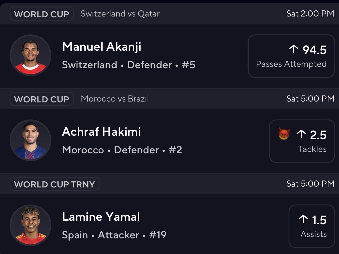 PicksbyJose's tweet photo. World Cup  Slip!!🧘 🚀 💣 ☢️ 

WHEN this hits you gotta join VIP after that🤝🤑💰 ✅

Meet you at the bank🧘🏼‍♂️🏦 

#PrizePicks | #GamblingX | #soccerpicks | #GamblingTwitter | #soccer | https://t.co/WNWhiArZrz