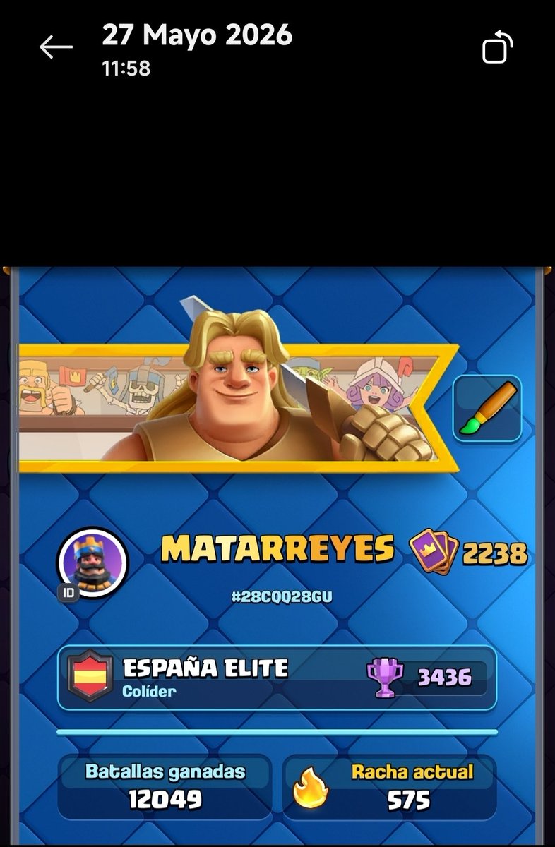 MATARREYES___'s tweet photo. After 586 consecutive days of logging in and winning at least one match every day, I finally lost my streak.
The truth is, I didn't forget.
For the first time, I simply didn't care enough to log in. @ClashRoyale https://t.co/vCSry8WG6M