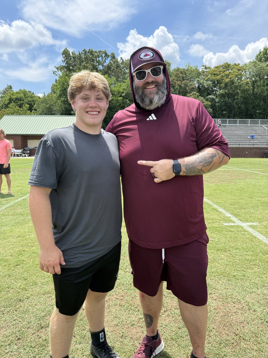 ChristianRasco's tweet photo. Had a great time at Maryville camp! Learned a lot of new things. Very well run camp. 
@coachjdowning62 
@CoachMacMCScots 
@Nate_Garner_75 
@PickensFootball 
@CoachBennett29 
@Coach_Wig https://t.co/SkOzoQpEcC