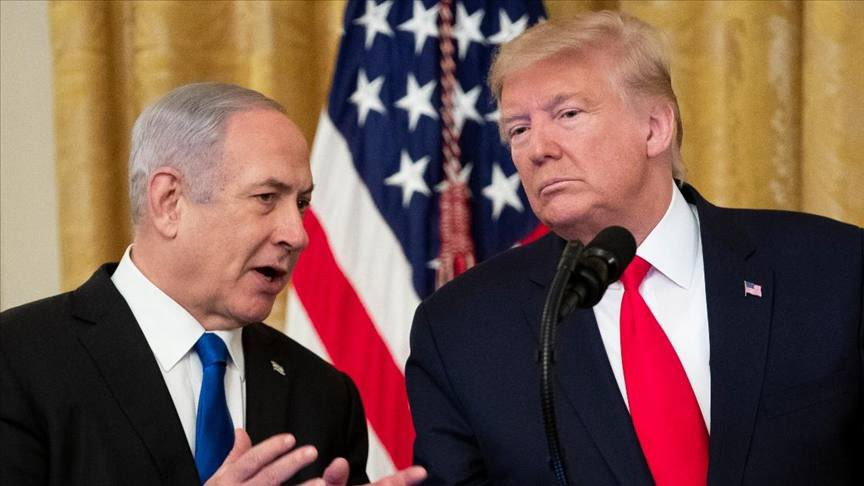 blocknewsdotcom's tweet photo. JUST IN: Trump declares Israel will be left with "no option" but to agree to a deal with Iran. https://t.co/zdU5RWVHuG