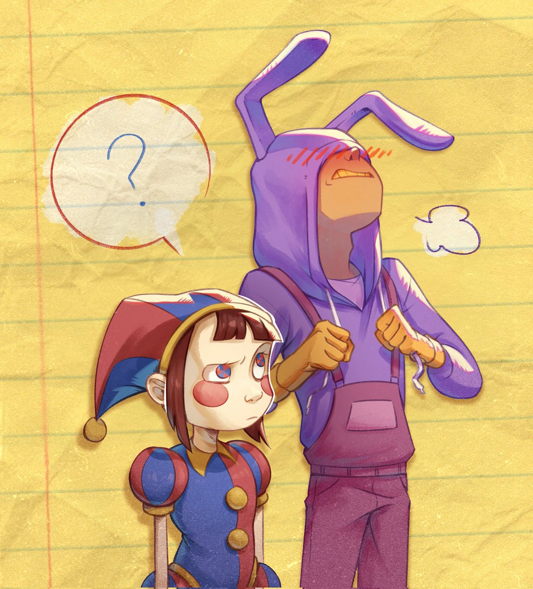 Blueqpng's tweet photo. funnybunny #tdac #digitalcircus https://t.co/eBK6GfMMXm