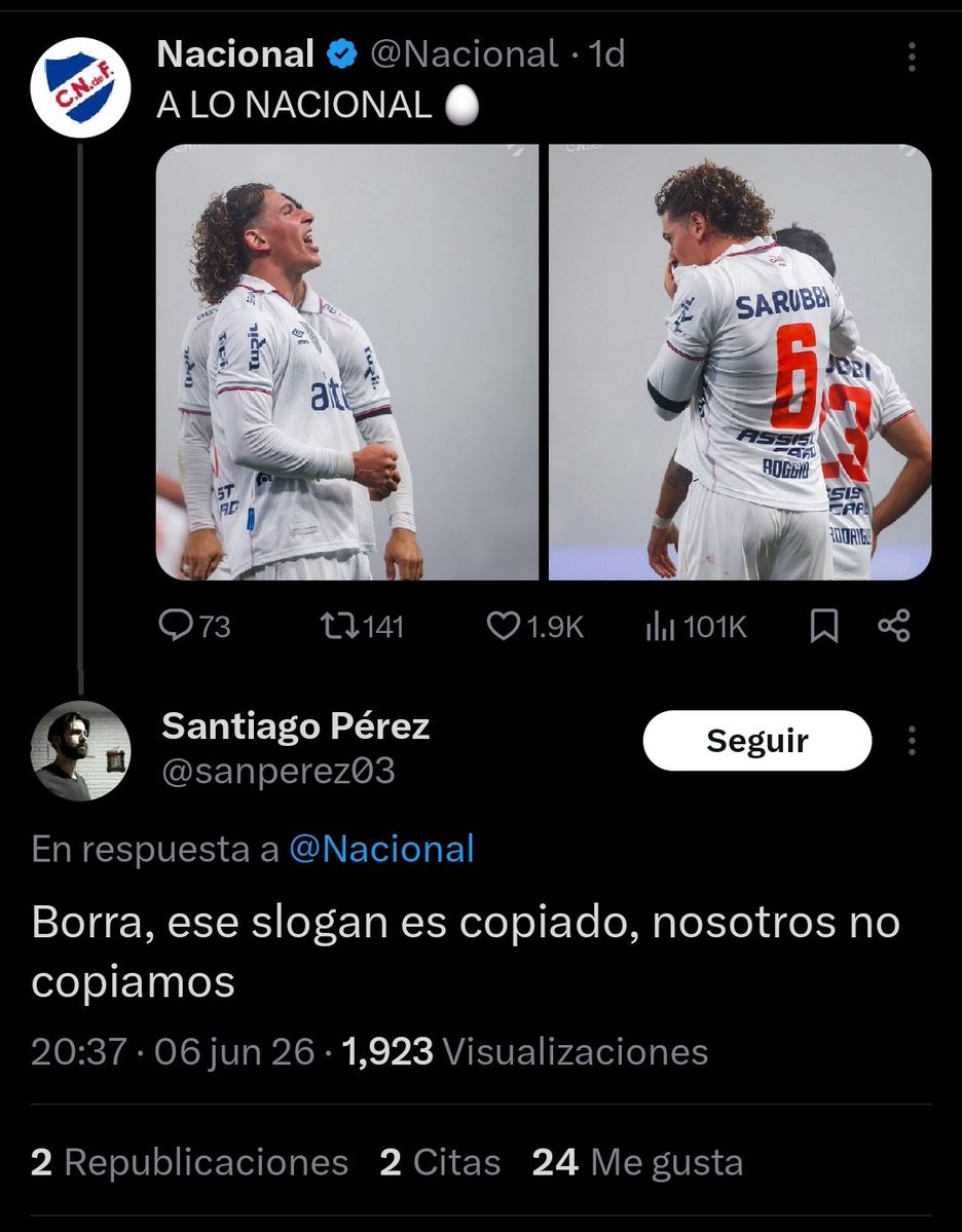 BrunoCURCC's tweet photo. No todo está perdido 👏 https://t.co/JrcdK1YT91