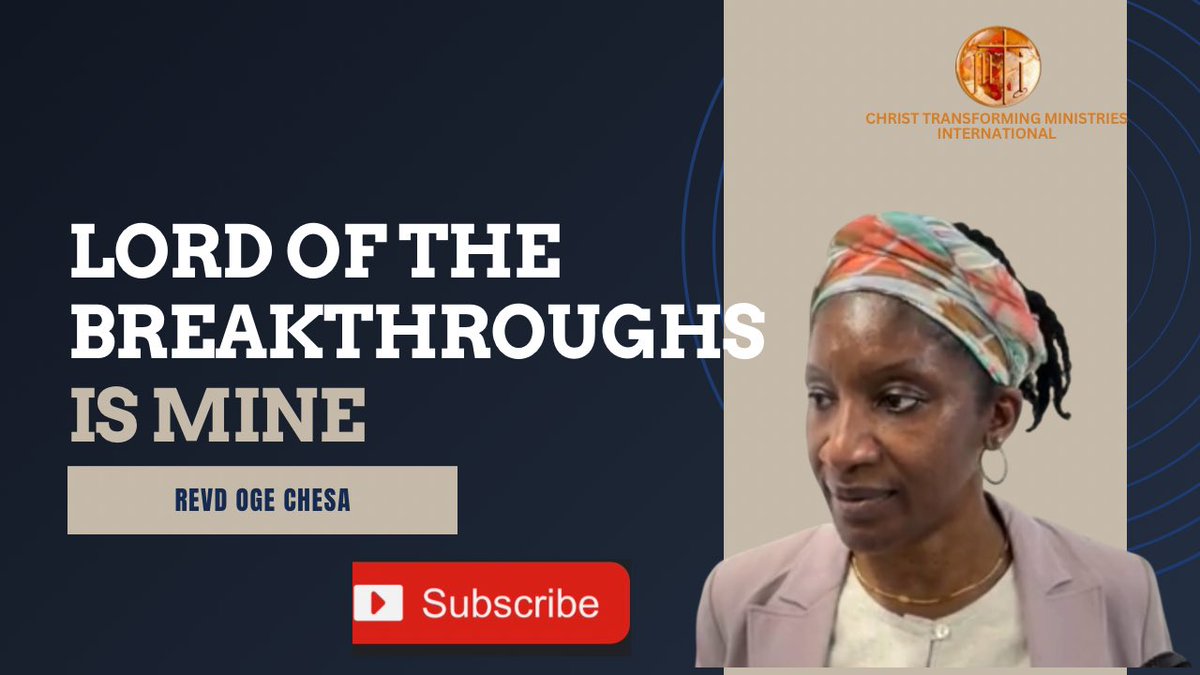 _CTMI's tweet photo. 7/6/26 - What has the adversary heard about u that he wants 2 attack? There is strategy 4 victory &amp; breakthrough, with Revd Oge Chesa.
          
https://t.co/uOFw5BvIwD

#HolySpiritLed
#DivineEnablement 
#CTMI
#TheHouse 
#100FamiliesIn6Months 
#LordOfBreakthroughs
#1Chron14:11 https://t.co/f5NGnkUJGW
