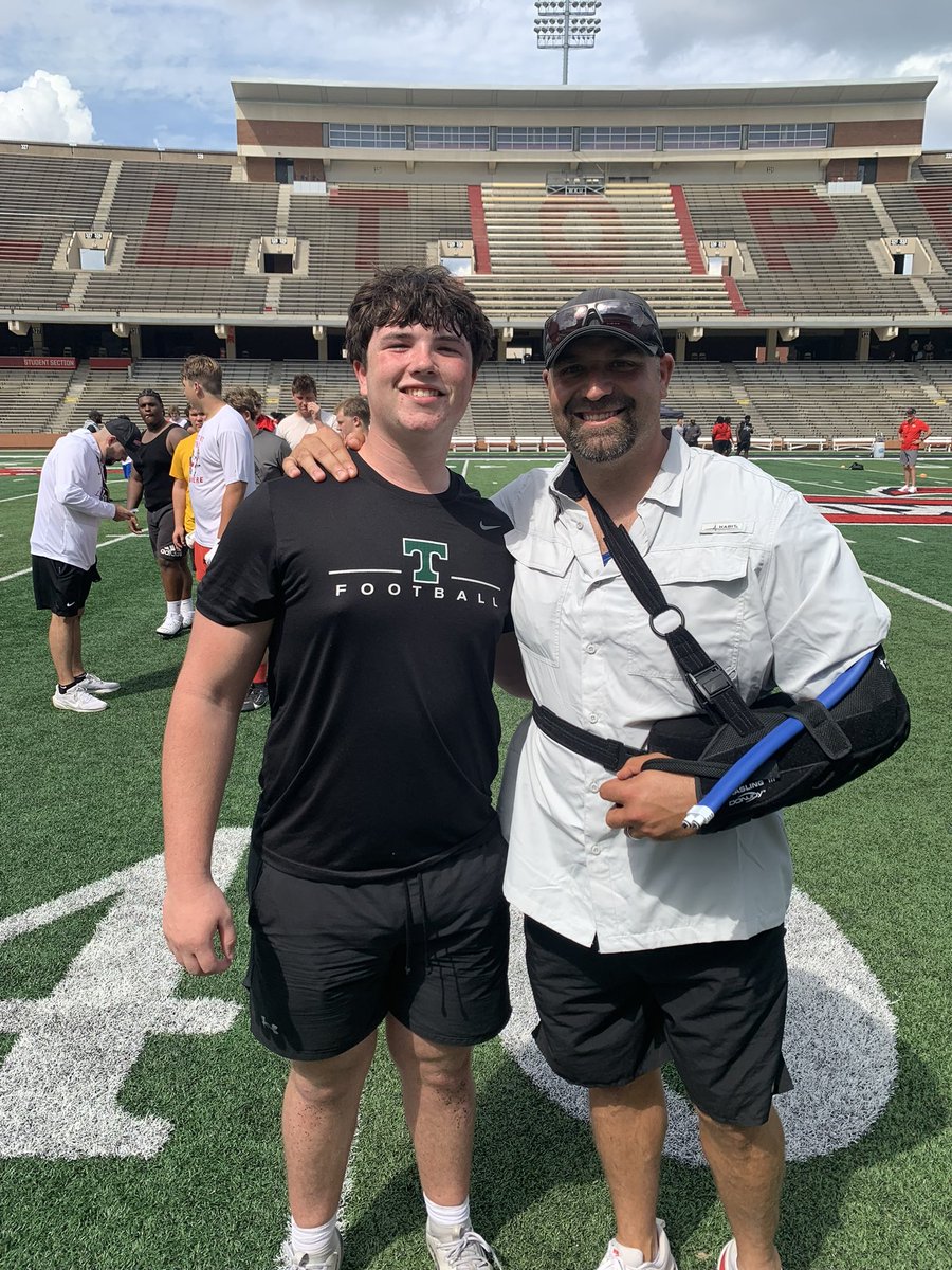 CritStivers's tweet photo. Had a great day at WKU camp today.
Thank you @CoachBernardi74 @Coach_StrickOL for the coaching.@Aspirationsgym @TrinityHSFB @Coach_MFox @drew_toennies @CoachOBrien_ @PrepRedzoneKY @LippertScouting @Coach_Helton https://t.co/WjapjlUtxQ