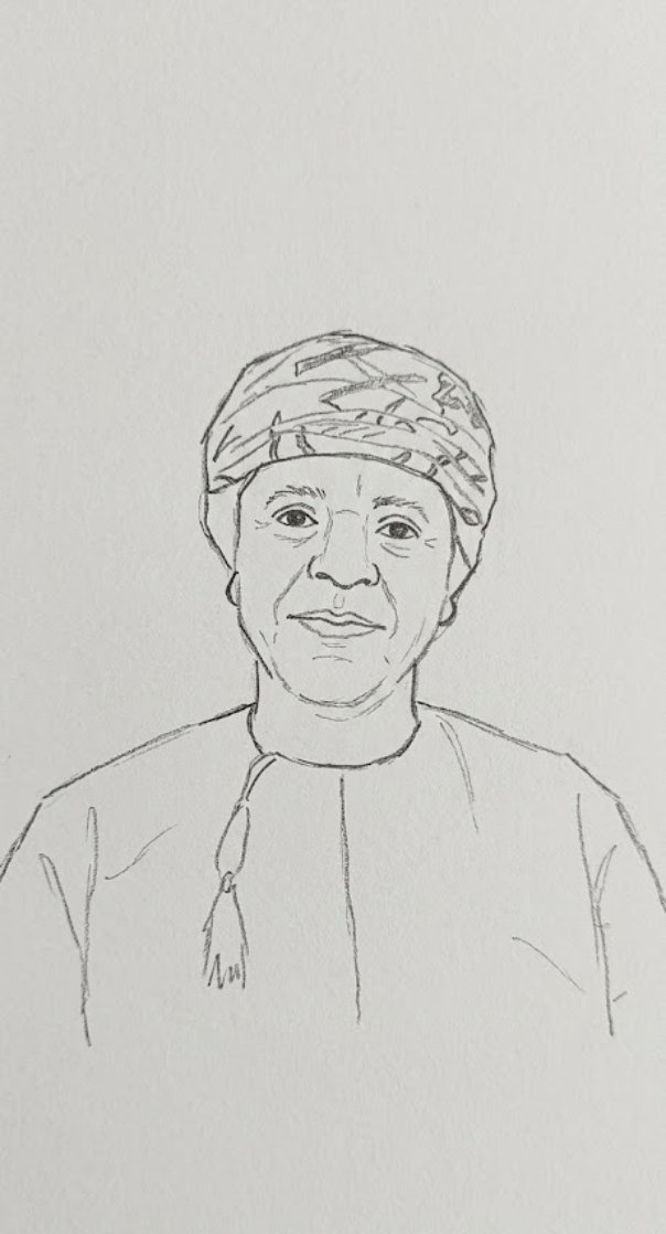 Drawnthem's tweet photo. @alnobi2424 
تشرفت برسم هذه اللوحة للاخ الاستاذ ابو سعيد الغافري 
 يارب يشوفها وتنال اعجابه ويسوي اقتباس🙏 ، 
وان شاء الله يعطيني هديه بسيطه دعم وتشجيع 🌹. https://t.co/egASySOueg