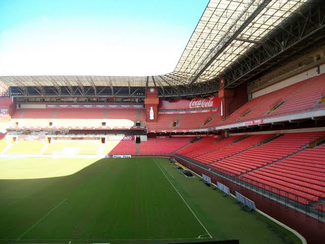 1924Alpine's tweet photo. @Steve_Sailer After the first rebuilding, when it became a proper arena, it had a moat, but they took it away and the distance between the seats and the sidelines is only six metres, iirc. Very fun experience, though I am biased. This is my football club after all. https://t.co/TBQaPubFV5