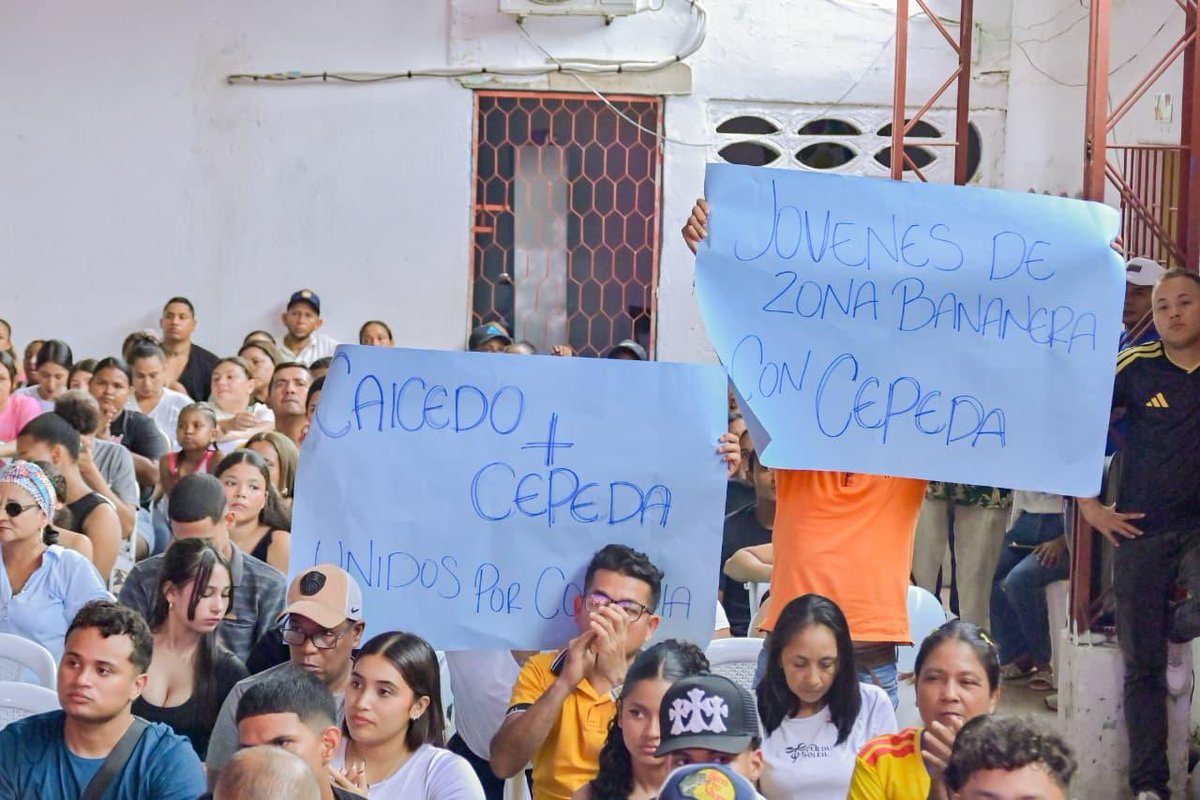 carlosecaicedo's tweet photo. Las grandes transformaciones comienzan cuando la gente decide ponerse de pie. Y Zona Bananera sabe lo que es la resistencia y la lucha por los derechos. Aquí encontramos un pueblo organizado y consciente de lo que está en juego, dispuesto a defender con su voto el derecho a seguir avanzando con @IvanCepedaCast presidente.