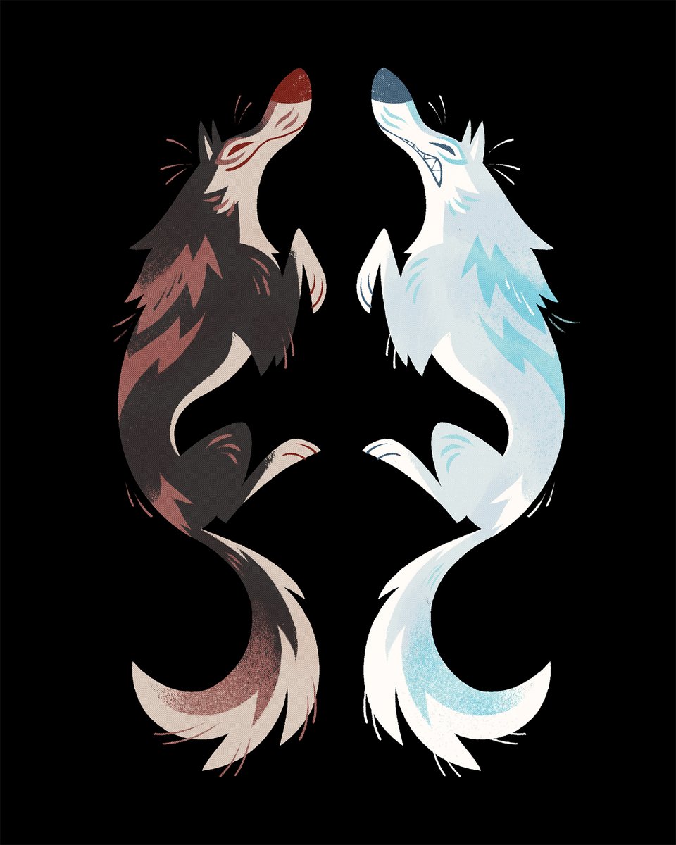 NaomiRomeroArt's tweet photo. Wolves https://t.co/YbpcomaWdh