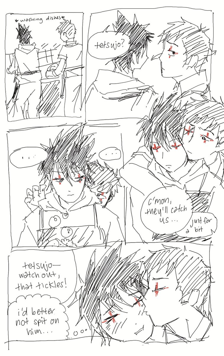 bonelessrey's tweet photo. post canon tetsudoku comic sketch #dorohedoro https://t.co/TnszLoWGz8