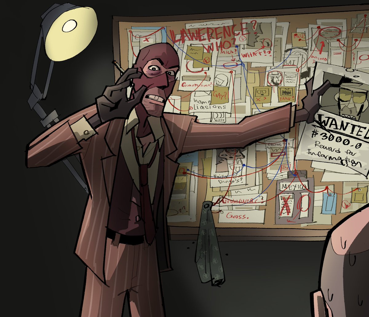 TuberWorm's tweet photo. Sniper/Spy, but all they do is freak each other out https://t.co/6vfU6z05kl