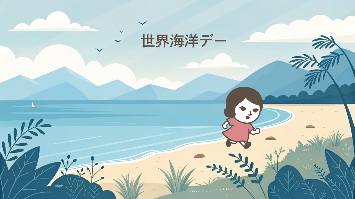 おはよじこ🌞 週の始まりげつようび！ 本日6/8は世界海洋デー🌊 関東