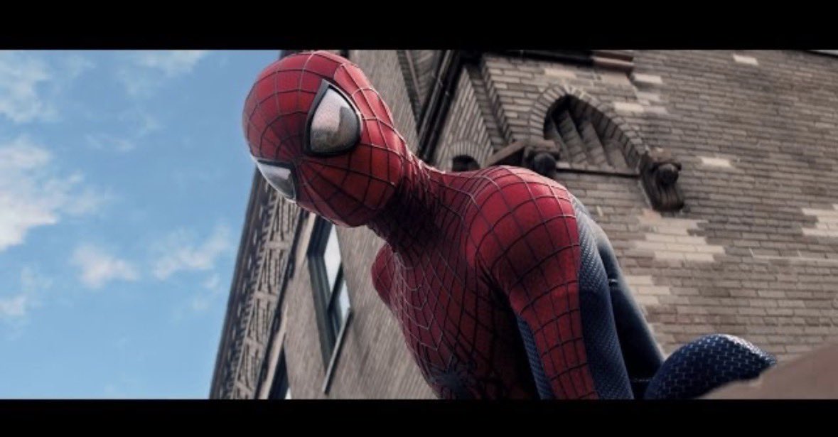 The_TwelfthHour's tweet photo. @JuanEditzs AI just took this shot from TASM2 and reversed it I swear https://t.co/1hPqWe3X6f