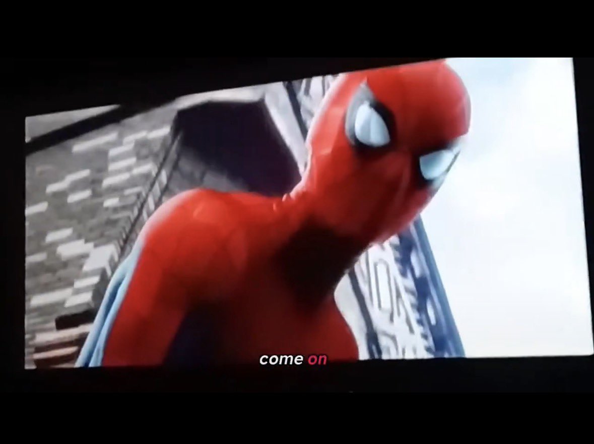 The_TwelfthHour's tweet photo. @JuanEditzs AI just took this shot from TASM2 and reversed it I swear https://t.co/1hPqWe3X6f