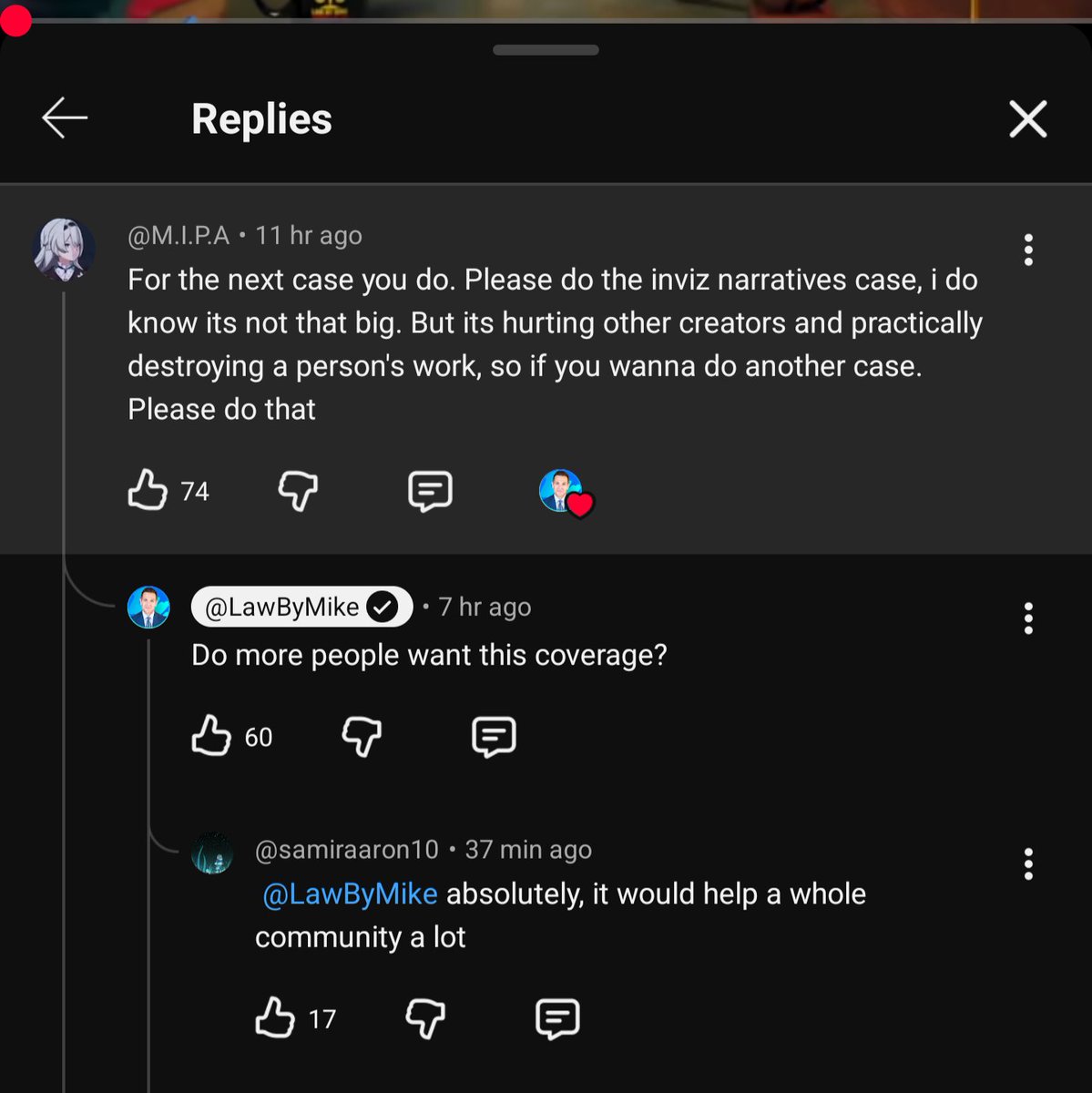 PlungerChannelX's tweet photo. ⚖️ LawByMike is interested in the Inviz situation ​​​​
Reply here if you want to see it covered https://t.co/AIBfe1Nccs https://t.co/K2lirJyhPG