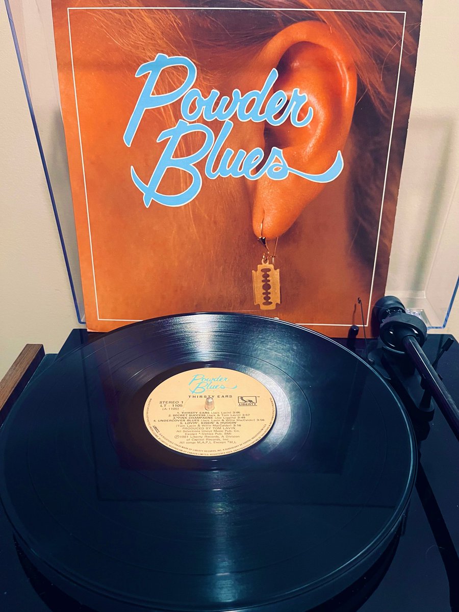Spurrell75's tweet photo. Powder Blues  🇨🇦 
Thirsty Ears
1981

The album was a major commercial hit in Canada, achieving Platinum certification for shipping over 100,000 copies.

#vinyl #vinylrecords #bluesrock https://t.co/FwRXPsLwJZ