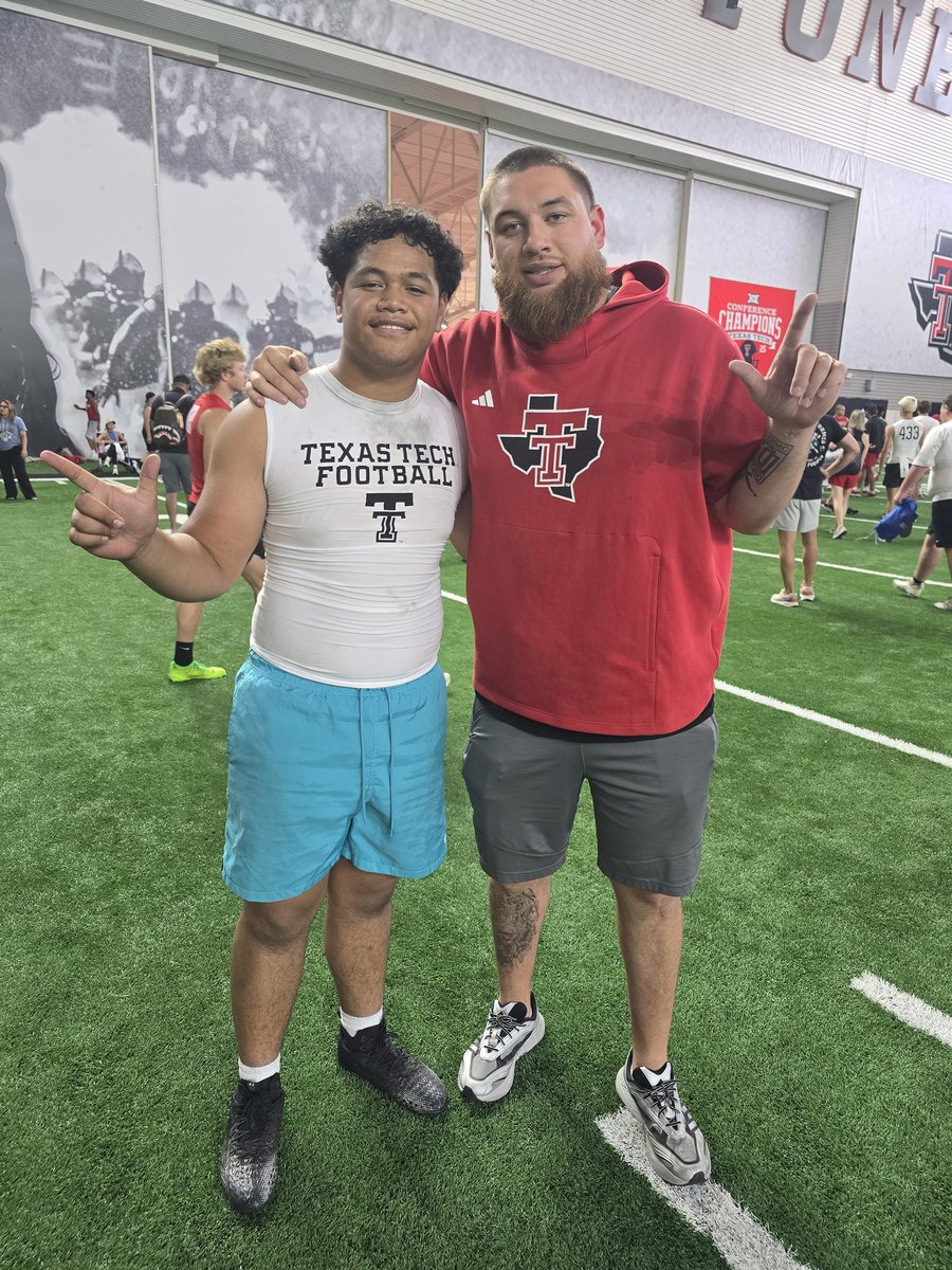 Monroe544215924's tweet photo. Every camp is a chance to grow, improve, and chase the dream. Blessed for the opportunity to compete today! Thank you coach 
@JoeyMcGuireTTU and staff!
#TTUFB #AGTG #TR1BE 
@CoachPoynor @CoachPoynorSHS @CoachIosefa @CoachWhiteDB1 @806hsscmedia @BenjaminGolan @LoneStarPrepsTX
@GPowersScout @TFloss32 @JGonzalesJr10 @JarrettDRamirez @dctf @sixstarfootball @PrepRedzoneTX @KyleMorgan_XOS @ScottRapp17 
@CoachKyleBeyer @CoachJB_UTEP
