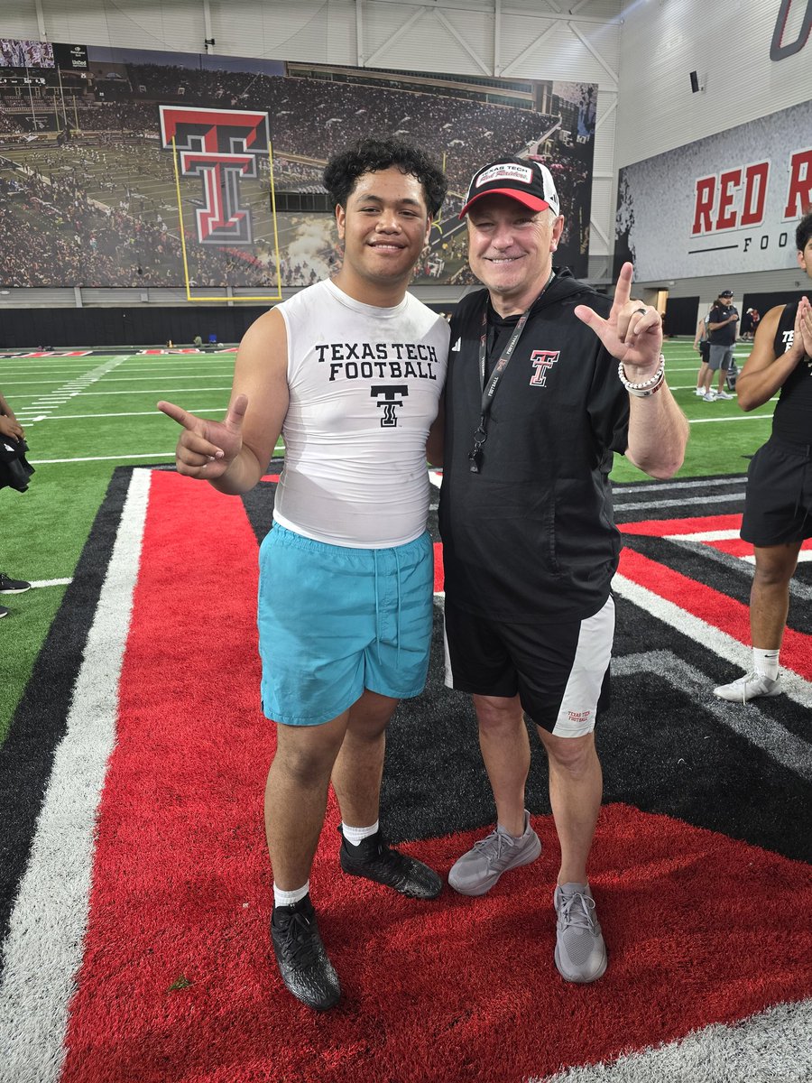 Monroe544215924's tweet photo. Every camp is a chance to grow, improve, and chase the dream. Blessed for the opportunity to compete today! Thank you coach 
@JoeyMcGuireTTU and staff!
#TTUFB #AGTG #TR1BE 
@CoachPoynor @CoachPoynorSHS @CoachIosefa @CoachWhiteDB1 @806hsscmedia @BenjaminGolan @LoneStarPrepsTX
@GPowersScout @TFloss32 @JGonzalesJr10 @JarrettDRamirez @dctf @sixstarfootball @PrepRedzoneTX @KyleMorgan_XOS @ScottRapp17 
@CoachKyleBeyer @CoachJB_UTEP