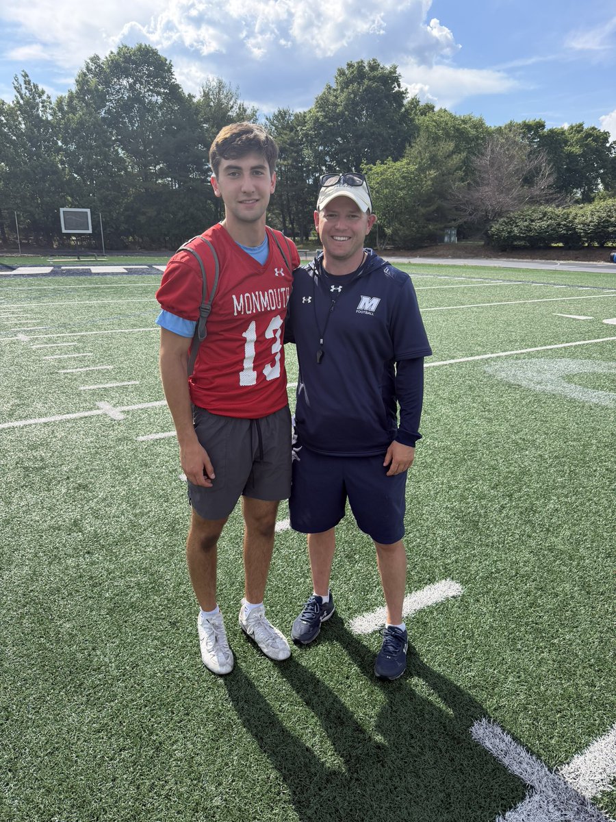 jakob_hosie's tweet photo. Great time at Monmouth's Camp today! Thank you @Coach_KCal for the invite!

60 Yard Shuttle: 🥇1st Place 
40 Yard Dash: 4.60 

@ScoutNickP @TrevorBopp @KyleScrivanich @max_finkelman @Spartan_AD @WeAreParamus @CoachJeffGallo @JimRobertsonQB  @CoachSamDorsett  @CoachKDumas @TimRehm23 @Coach_Sussman @Coach_Gladney @Coach_JLaSala @CoachMignanelli