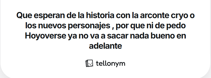 ccgenshinero's tweet photo. Yo la verdad si espero que el plan de la arconte Cryo si sea algo coherente e interesante. Que no le quiten seriedad a los asuntos con ella solo porque 
Personaje jugable=Amigable con los viajeros. 
Quiero que haya realmente un conflicto y malas vibras entre los 2. 
(igual esos solo son mis deseos, no algo que sería objetivamente lo único bueno) 
-🐍