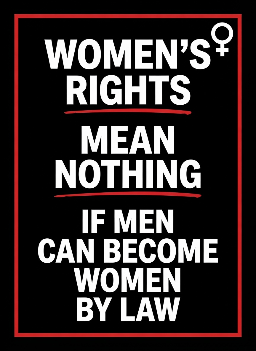 TerfSchool's tweet photo. @newscomauHQ Yet she won't speak to the fact that women's sex-based rights have been eradicated in favour of men's feelings. https://t.co/1ne0JO5L6m