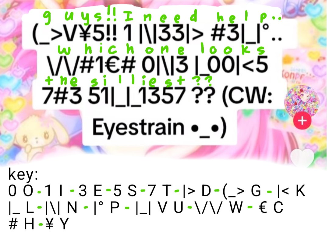 liliaenjoyer007's tweet photo. @ak1y2m2 I love translating typing quirks, I feel like a historian or smth interpreting hieroglyphics https://t.co/f3nKyXNKPc