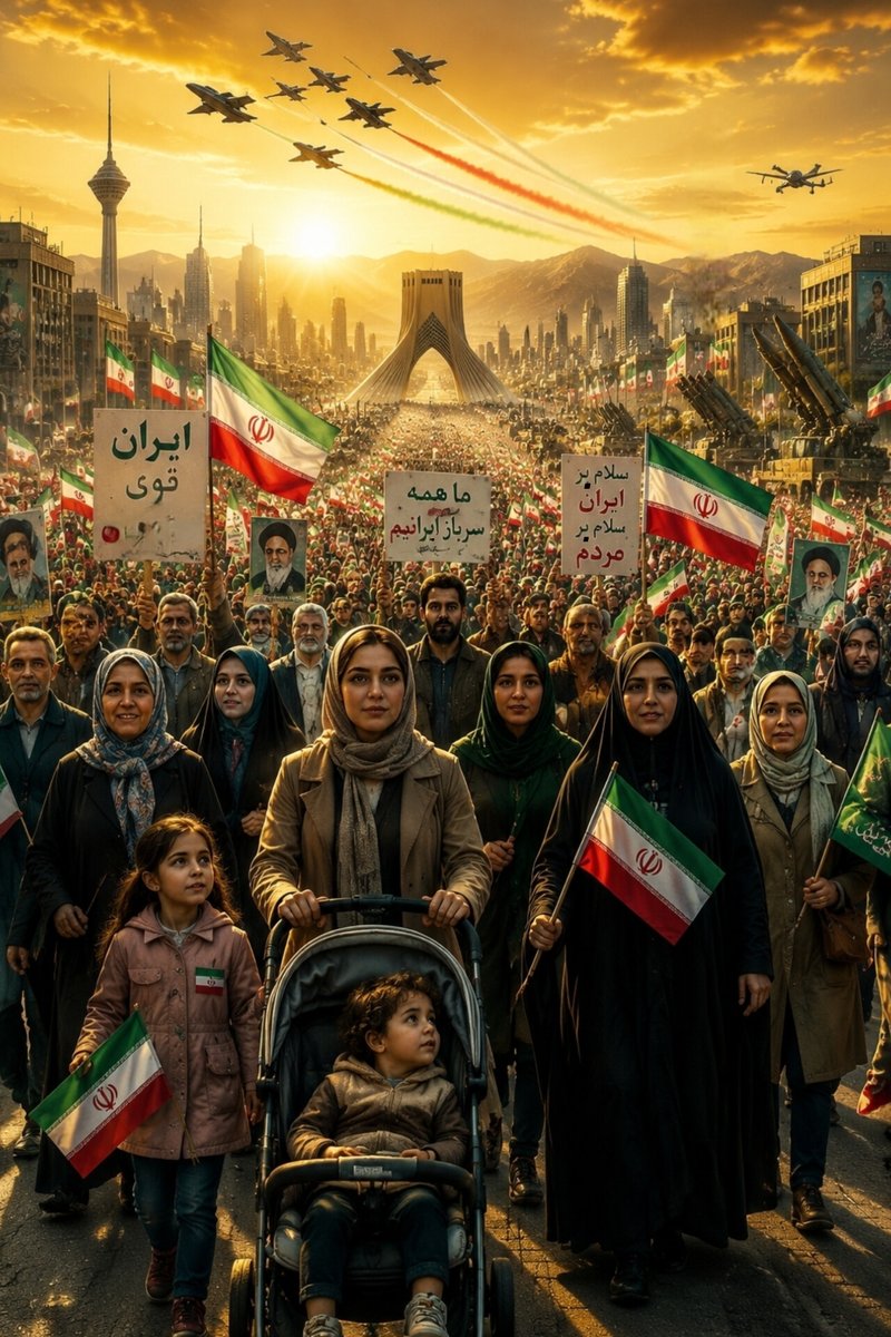 mahdieh2002p01's tweet photo. مردم برای دفاع از  آرمان های انقلاب اسلامی در خیابان می مانند
#خیابان_ایران
#IranianOnIt https://t.co/UdljQCpdje