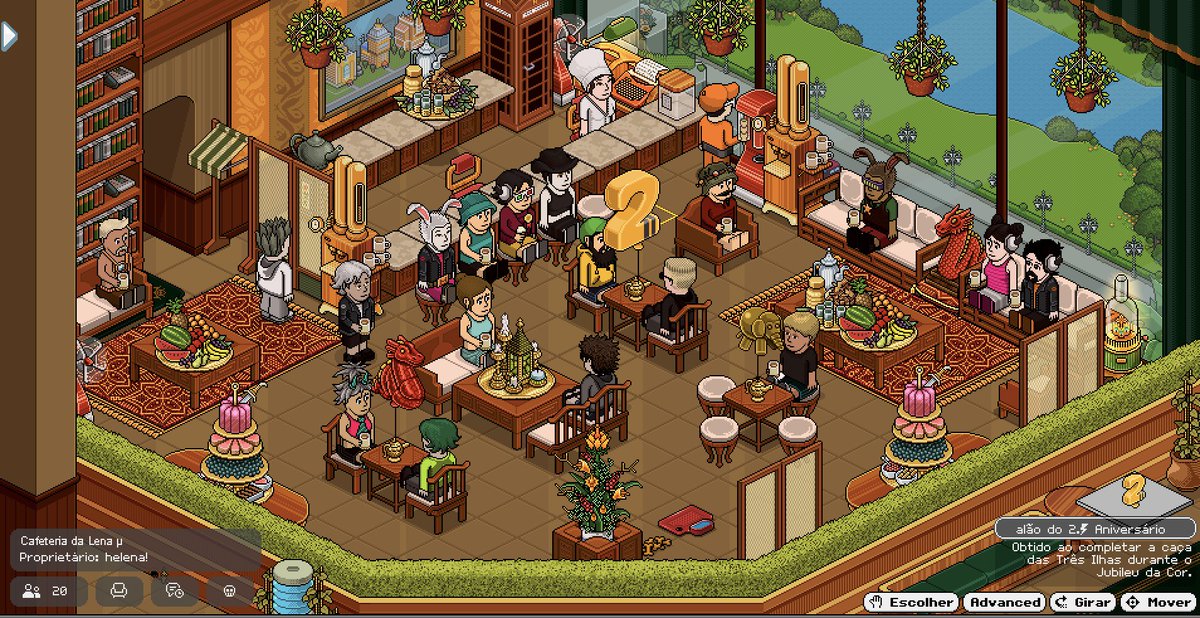 helenaorigins's tweet photo. The New Horizon is now home to my coffee shop! With so many pets around the hotel, we even keep water and pet food available. We’re pet-friendly. I loved everything about the 2nd anniversary celebration. The community is so engaged! ☕🎁🐾 @HabboOrigins @SulakeDominic https://t.co/KljvwYZ765
