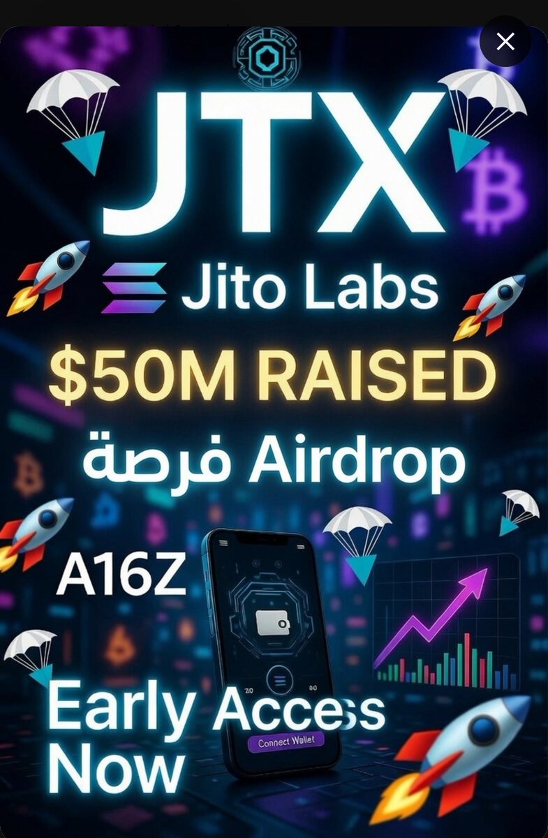 Nexora_El's tweet photo. 🚨 Massive Solana Airdrop Opportunity 👀🪂 @jtx_trade

💰 Raised: $50M 🏗️ Built by Jito Labs (@jito_sol) 🎁 Potential Early User Rewards & Whitelist Benefits ⚡ Backed by one of the strongest teams in the Solana ecosystem

🔥 Early Access Steps:

1️⃣ Register: https://t.co/uk4miGDQ3t

2️⃣ Click "Early Access" 3️⃣ Verify your email 4️⃣ Connect your SOL wallet 5️⃣ Create your username

✅ Done in less than 2 minutes

Why I'm paying attention 👇

🔹 Built by the team behind Jito 🔹 $50M raised to scale the platform 🔹 Self-custodial trading on Solana 🔹 Very early access phase 🔹 Potential rewards for early adopters

JTX aims to onboard serious CEX traders into fast, secure, and fully on-chain trading. The combination of strong funding, proven builders, and early-stage access makes this one of the most interesting opportunities on Solana right now. 🚀

⏳ Early users usually benefit the most when ecosystems start distributing rewards.

Don't sleep on a $50M-backed project built by the team behind Jito. 👀🔥

💙 Like 🔁 RT 💬 Tag your Solana friends

#JTX #Jito #Solana #Airdrop #CryptoAirdrop #Web3 #SOL #DeFi #Crypto