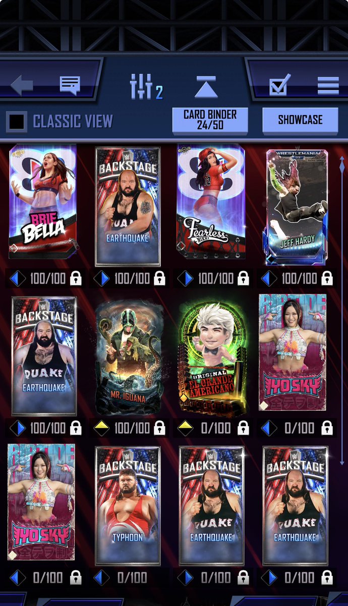 nycdj4eva's tweet photo. Shout out to @WWESuperCard for the daily steak glitch. I got 5 earthquakes and 4 typhoon support cards all for free!! @superzomgbbq https://t.co/JsUvtAItZX