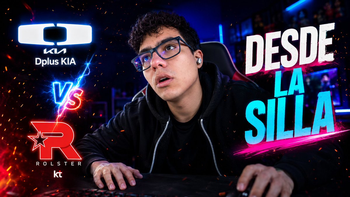 JohnnyBlizardds's tweet photo. DK+ vs KT. Ronda 2. La ruta al MSI pasa por aquí. 🏆🔥

Desde la Silla #2 ya disponible... que clasico es esto? sin filtro, con la banda. ¿Quién pasa?

📺 https://t.co/xIU01ouCse https://t.co/E6V3LQYJNM