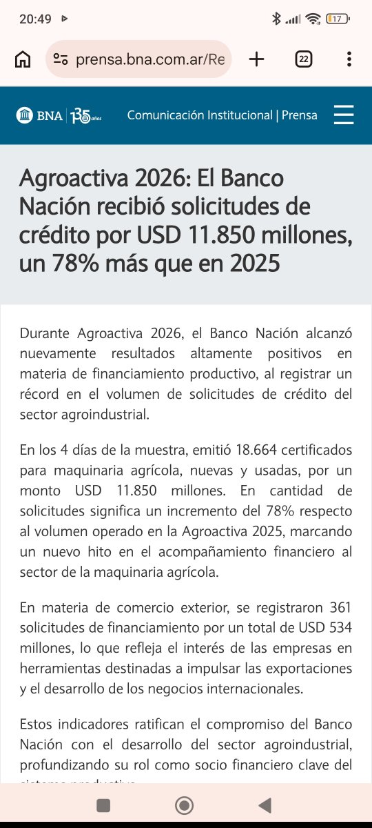 faviore's tweet photo. @Pablo_Torello @javierlanari Según el Banco Nación, fueron 11.850 millones DE DÓLARES... https://t.co/lLAqB1hv7Y