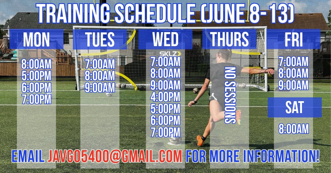 JAV_Go5400's tweet photo. 😎BACK FOR SUMMER☀️Let’s get after it! Email javgo5400@gmail.com for more information and to book your session! #go5400 #soccer #football #summer #training https://t.co/B45ePjzxVv
